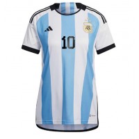 Billiga Argentina Lionel Messi #10 Hemma fotbollskläder Dam VM 2022 Kortärmad